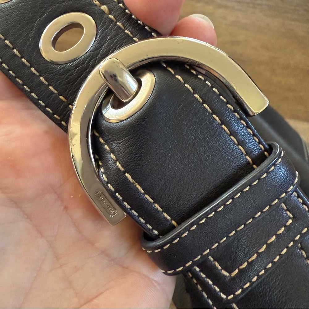 Coach Black Leather soho Shoulder Bag - Picture 3 of 12